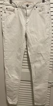 Michael Kors Selma Skinny Jeans Higher Rise Slim White Denim Size 6 - $14.99
