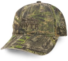 NWTF Mossy Oak® Obsession® Men&#39;s Turkey Hunting Hat with Mesh Back - £15.84 GBP