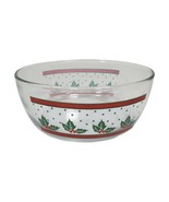 KIG Malaysia Holly Berry Christmas Serving Bowl Vintage 6&quot; Nut Berry Can... - £10.24 GBP