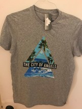 New Gray City of Angels Los Angeles Men&#39;s Small T-Shirt - £12.19 GBP