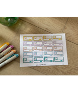 Due Label | Homemade Functional Write- On Planner Stickers, Due Reminder - $61.17 MXN