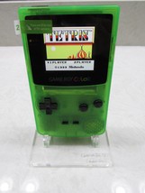 Refurbished Nintendo Gameboy Game Boy Color Transparent Green Upgraded Backlit  - £143.84 GBP