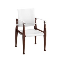 Authentic Models MF122W Bridle Campaign Chair, White - £463.16 GBP