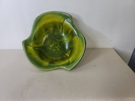 Vintage MCM Glazed California Original 146 USA Pottery Small Bowl Green ... - £11.67 GBP