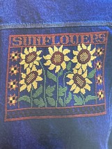 Leisure Arts Cross Stitch Pattern Leaflet A Year of Fashion Sunflowers P... - $3.99