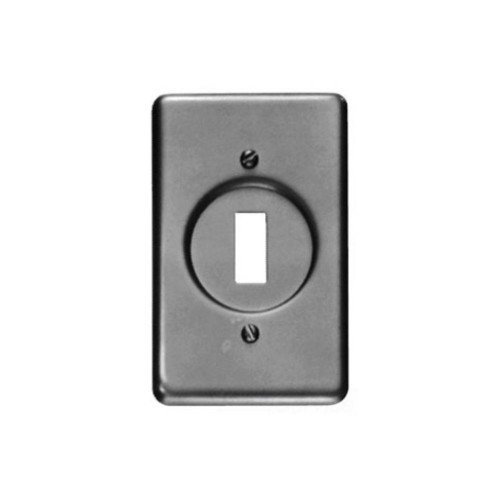 1SFC-TS 1G Fs&amp;Fd Cast Device Box Cvr, Unguarded Toggle Switch, Steel - $1.10