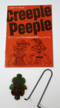 Mattel Thingmaker Creeple Peeple Booklet and Tongs - $15.67