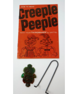 Mattel Thingmaker Creeple Peeple Booklet and Tongs - $15.67
