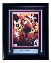 Craig T Nelson Signed Framed 8x10 The Incredibles Photo BAS - £107.28 GBP