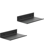 Z Metnal Small Floating Shelves, Mini Display Metal Shelf For, 2 Pack - £24.37 GBP
