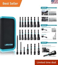 Premium 21-Piece Hex Drive Nut Driver Set, Impact Adapters &amp; Extensions - $745.33 MXN