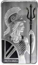 10 oz British Royal Mint .999 Fine Silver Britannia Bar (New) - £329.95 GBP