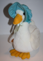 Walmart Plush Nursery Mother Goose 12&quot; Blue Bonnet Stuffed Animal Duck Soft Toy - £50.11 GBP