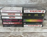 Vintage Rock Cassette Lot Of 12 Rolling Stones, The Who, Pink Floyd - $44.50