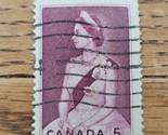 Canada Stamp Queen Elizabeth II 5c Used Royal Visit - $1.89