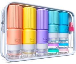 19 pack Travel Bottles for Toiletries,TSA Approved Silicone Travel Containers j - $26.72