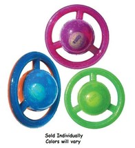 Jumbler Disc Dog Toy Tough Durable Fetch Tug 2-in-1 Squeaker Ball 7&quot; Colors Vary - £21.34 GBP