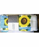 6 Cream 6 White Colourful 100% Cotton Velour Tea Towels - £23.59 GBP