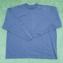 Yeezy Gap Engineered by Balenciaga Logo Long-Sleeve Tee Dark Blue Size XL - $33.24
