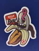 Angry Banana Humor Sticker For Skateboard Bottle Phone Guitar - £3.15 GBP