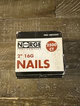 NORGE  2" 16G  NAILS 2500 CT - €21,32 EUR NORGE  2" 16G  NAILS 2500 CT - €21,32 EUR