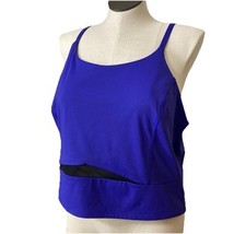 Tek Gear Ultrastretch Womens Plus Sz  2X Purple Cropped Tank Top Racerba... - $279.35 MXN
