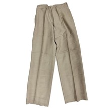 50s VTG USMC Khaki Chino Trousers Pants Mens 28x29 Talon Zipper Military Mohair - £67.50 GBP