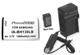 Battery + Charger For Samsung HMXU20LNXAA HMXU20SNXAA SMX-K44SN SMX-K44SP - £21.47 GBP