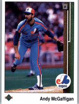 1989 Upper Deck 359 Andy McGaffigan  Montreal Expos - £0.77 GBP