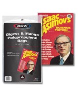 1 pack of 100 BCW 6&quot; x 7 ⅝&quot; Digest and Manga Bags - $10.72