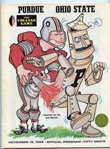 Purdue Boilermakers v Ohio State Buckeyes Big Ten Football Program 1969 - $77.22