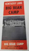 Big Bear Camp Kentucky Lake Brochure 1965 Photos Rates Fisherman&#39;s Paradise - £11.93 GBP