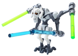 Lego Star Wars General Grievous Minifigure The Clone War White 75286 - £34.23 GBP