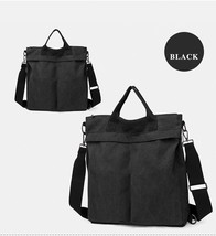 Fashion Men And Women Canvas Backpacks Portable Shoulder Bag Waterproof Large Ca - £30.50 GBP