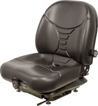 Milsco V5300 Black Vinyl Mech. Suspension Seat &amp; Seatbelt with Safety Sw... - $729.99