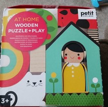 Petit Collage PTC622 Wooden Puzzle, Multi - £15.56 GBP