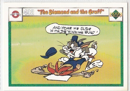 N) 1990 Upper Deck Looney Tunes Comic Ball Card #492/501 Diamond and the... - $1.97