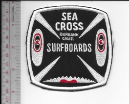 Vintage Surfing USA Sea Cross Surfboards Burbank, California Promo Patch... - £7.86 GBP