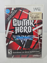 Nintendo Wii Guitar Hero Van Halen Complete In Box Some Wear Tested - £15.65 GBP