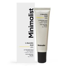 Minimalist 8% L-Ascorbic Acid Lip Treatment Balm with Vitamin E, Radians... - $12.85