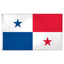 3X5ft PANAMA FLAG CANAL PANAMANIAN FLAGS 150D polyester Brass Grommets - $21.99