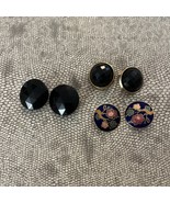 Vintage Clip On Earrings (Lot Of 3) - $212.41 MXN