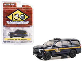 2023 Chevrolet Tahoe Police Pursuit Vehicle PPV Dark Blue Metallic w Yellow - £14.81 GBP