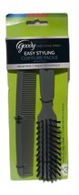 Vintage Goody Start Style Finish Brush Comb Set 2012 NOS Gray 05223 - $280.04 MXN