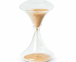  Bey Berk Mona Electroplated Bead Sand Timer Hourglass Gold Handblown Glass - £25.95 GBP