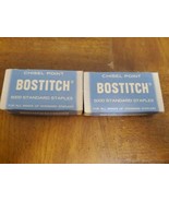 Bostitch Chisel Point Standard Staples SB19-1/4&quot;CP Lot of 2 Boxes Vintage  - $9.46