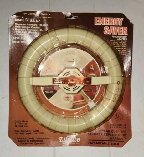 VTG Lights of America Lifelite Energy Saver Fluorescent Adapter Light 50... - $18.99