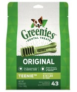 43 Count Original Dental Dog Treats - 12 oz For Dogs 5-15 Pounds (me) m21 - £71.21 GBP