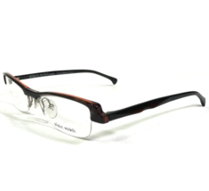 Alain Mikli Eyeglasses Frames 2708 COL 10252 Brown Cat Eye Half Rim 50-2... - £112.21 GBP