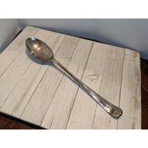 Silverplated Salad Serving Spoon Silver Plate 13&quot; Unmarked - £10.14 GBP